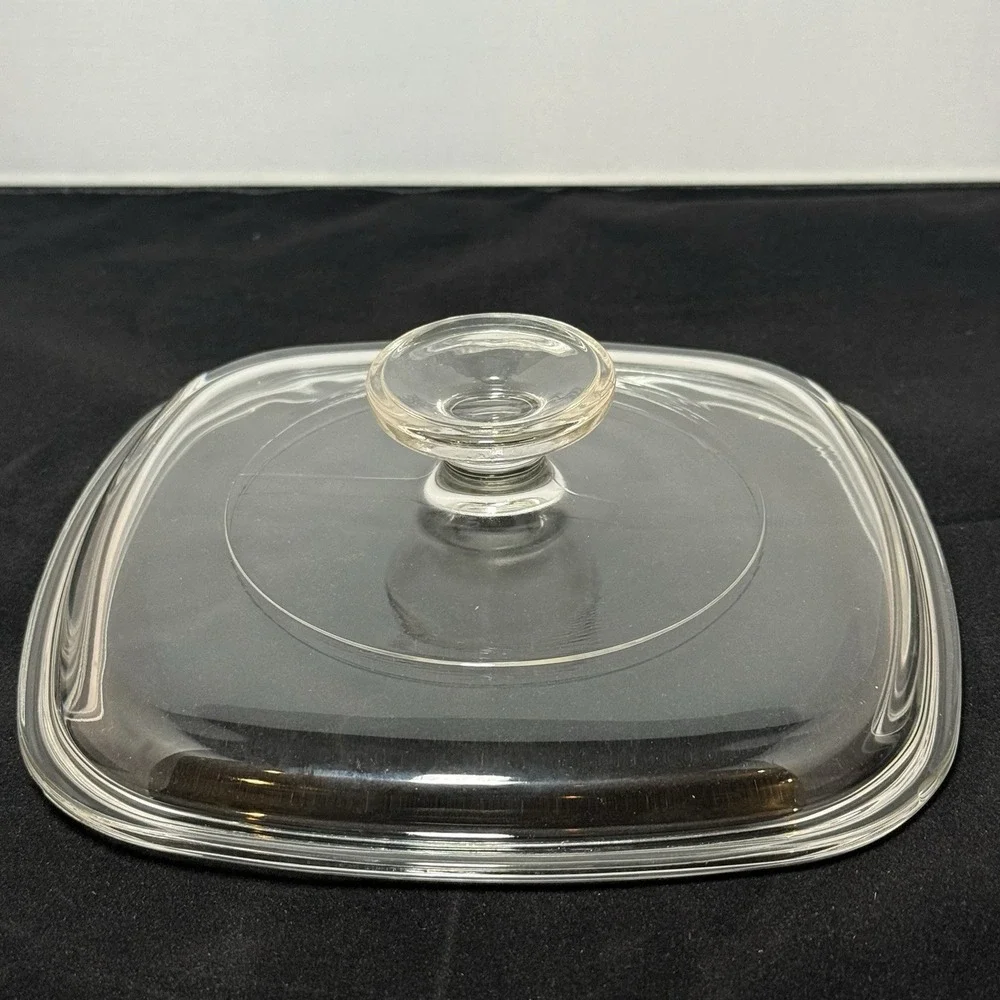 Vintage Corning Ware Blue Dusk Bells Casserole Dish 1.5 L A-1.5-B w/ Pyrex Lid